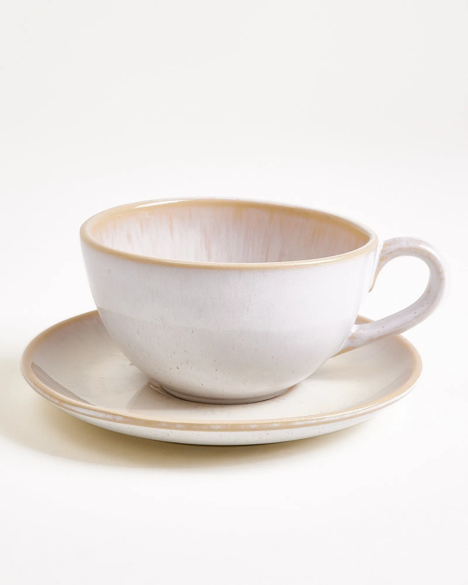 Motel a Miio Areia Teetasse & Untertasse groß classic* Tassen Mit Untertassen|Große Tassen