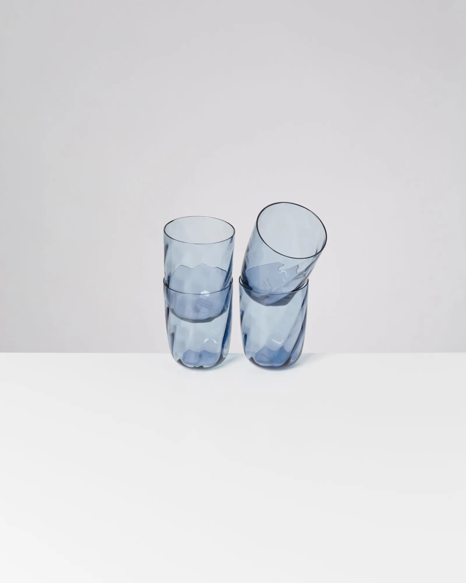 Motel a Miio Calma Glas groß swirl 4er-Set* Große Gläser
