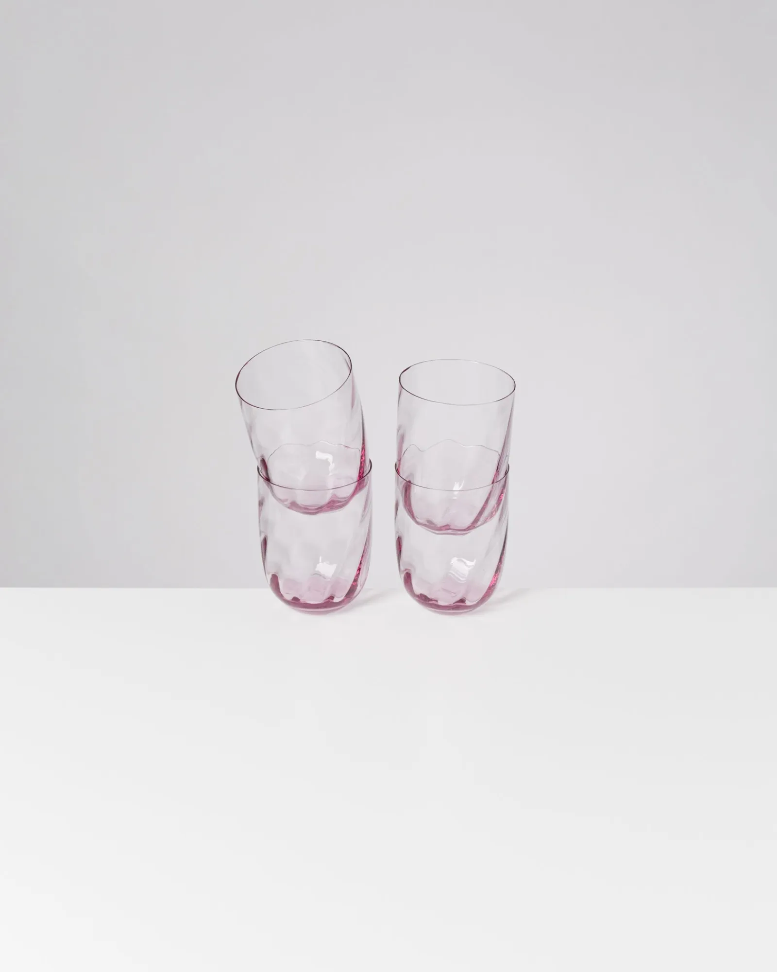 Motel a Miio Calma Glas groß swirl 4er-Set* Große Gläser