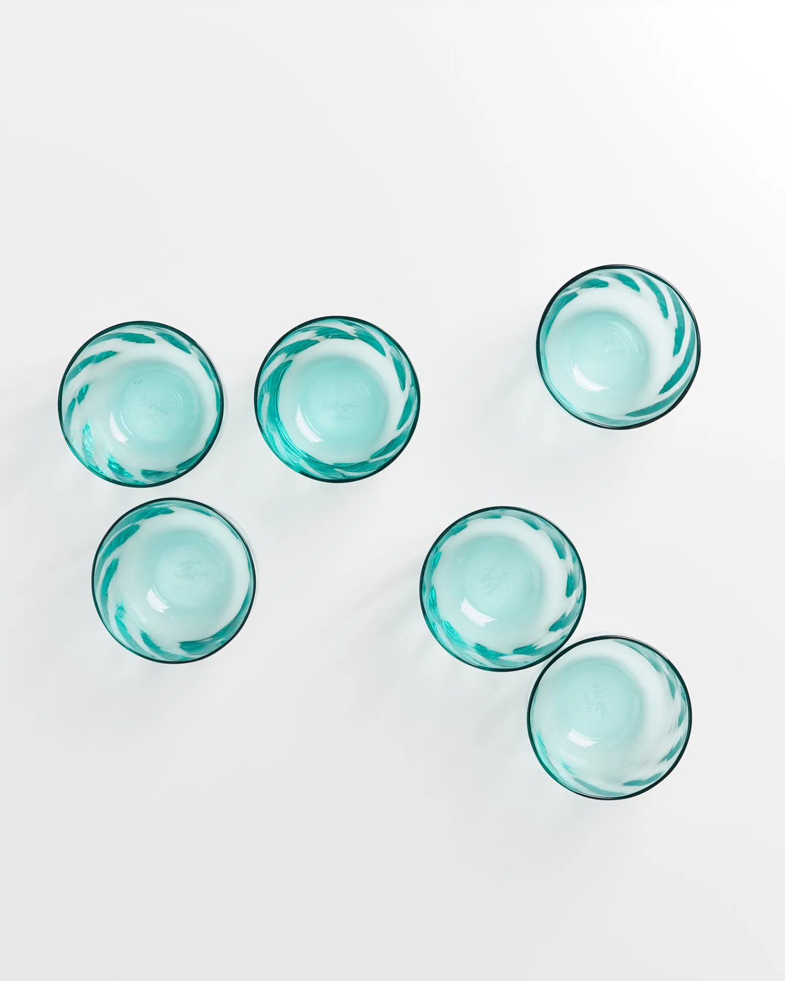Motel a Miio Calma Glas klein swirl 6er-Set* Kleine Gläser