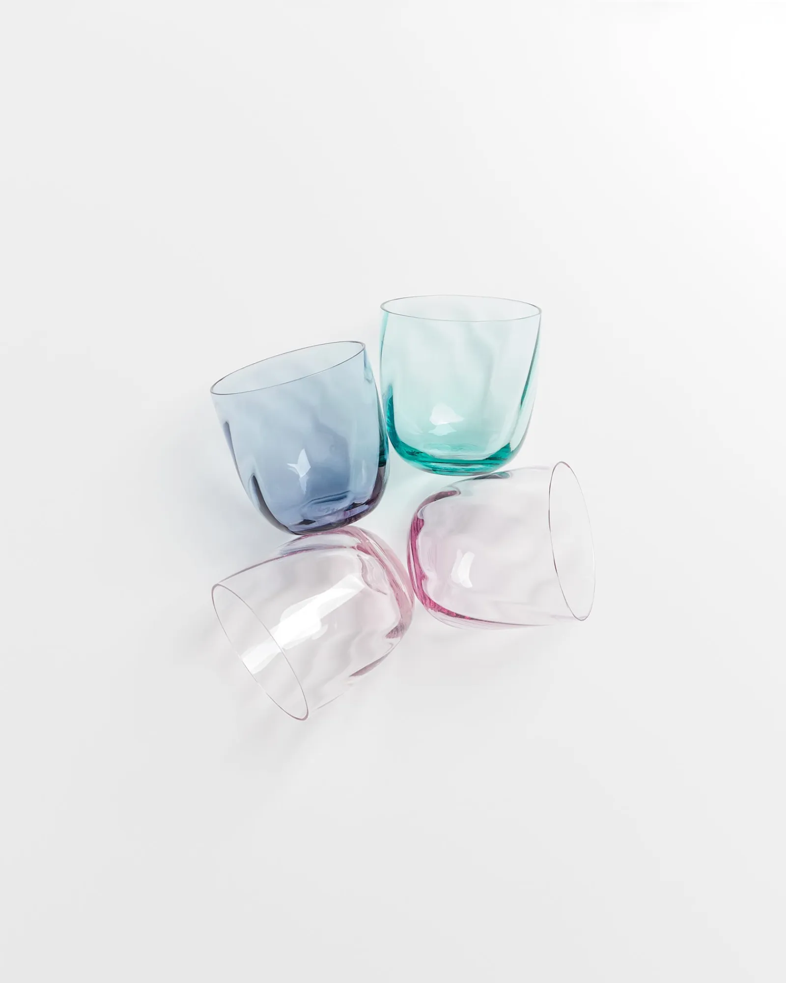Motel a Miio Calma Glas klein swirl mix 4er-Set* Kleine Gläser