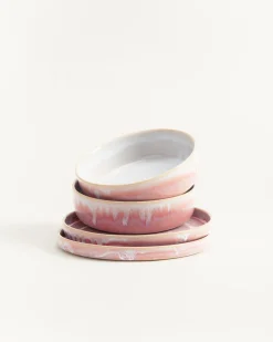 Motel a Miio Cordoama Frühstücks-Set rosé 4-teilig* Frühstücks-Sets %|Geschirrset Für 2 Personen