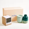 Motel a Miio Geschenk-Set Winter Forest dunkelgrün mint 3-teilig* Duftkerzen