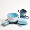 Motel a Miio Geschirr-Set Blue Horizon aqua grünblau 9-teilig* Mix & Match Sets %|Geschirrset Für 2 Personen
