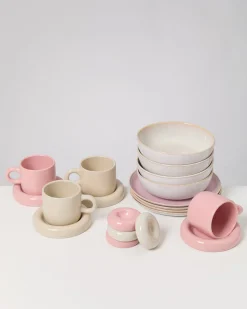 Motel a Miio Geschirr-Set Morning Blush rosa sand 16-teilig* Mix & Match Sets %|Geschirrset Für 4 Personen