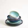Motel a Miio Geschirr-Set Ocean Vibes grünblau mint 8-teilig* Mix & Match Sets %|Geschirrset Für 2 Personen