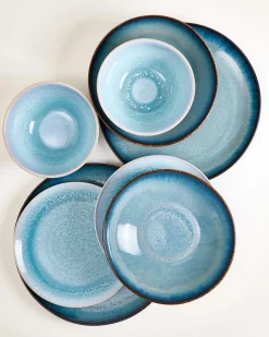 Motel a Miio Geschirr-Set Soft Tide aqua grünblau 16-teilig* Mix & Match Sets %|Geschirrset Für 4 Personen