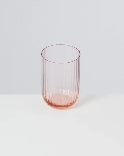 Motel a Miio Joia Glas klein riffled Blush Spark 4er-Set* Große Gläser