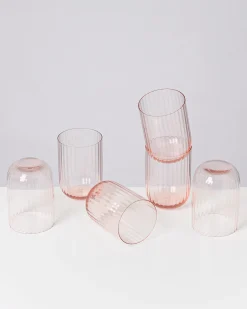 Motel a Miio Joia Glas klein riffled 6er-Set* Große Gläser