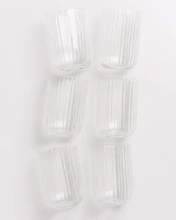 Motel a Miio Joia Glas klein riffled 6er-Set* Große Gläser