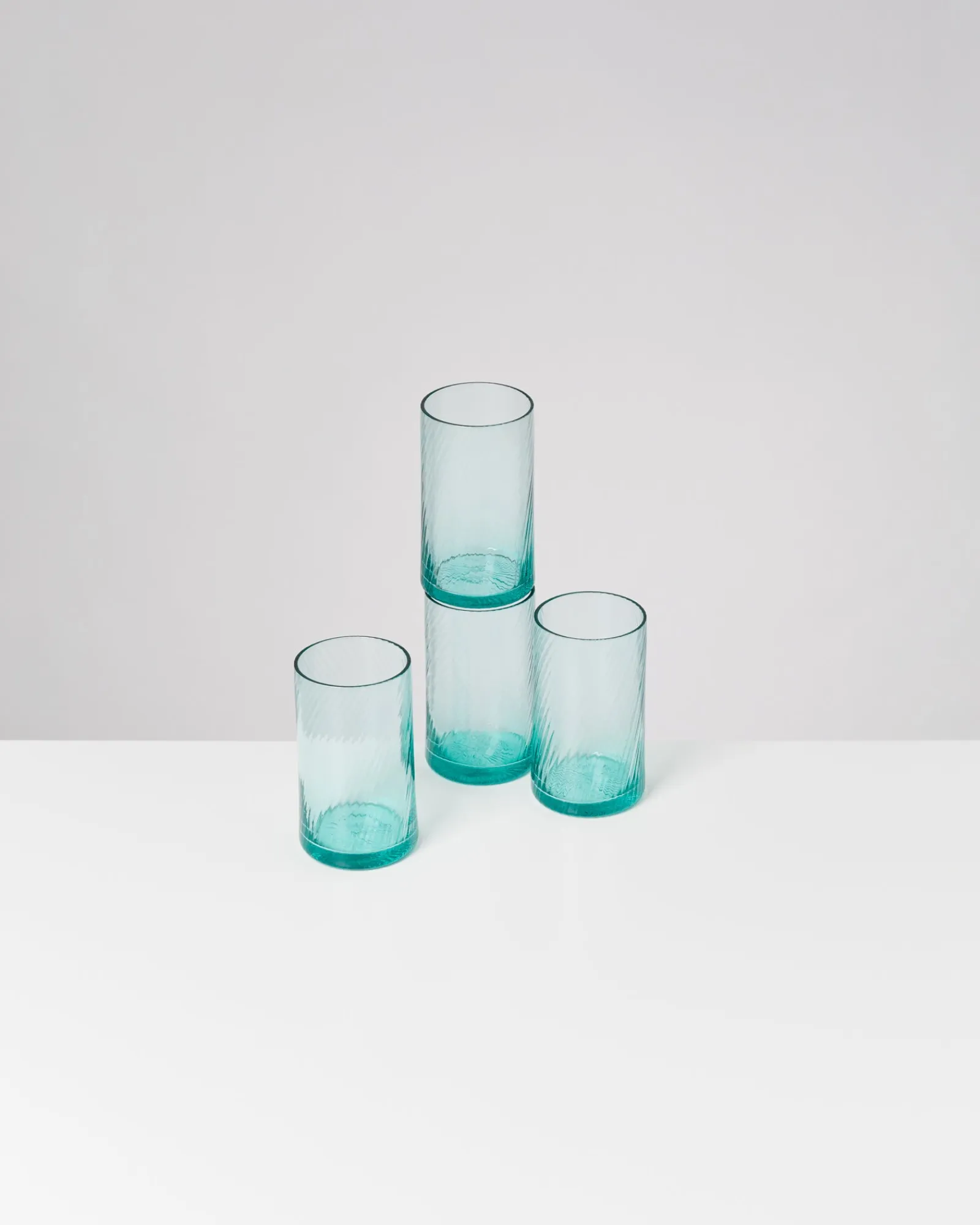 Motel a Miio Leiria Glas klein riffled 4er-Set* Große Gläser