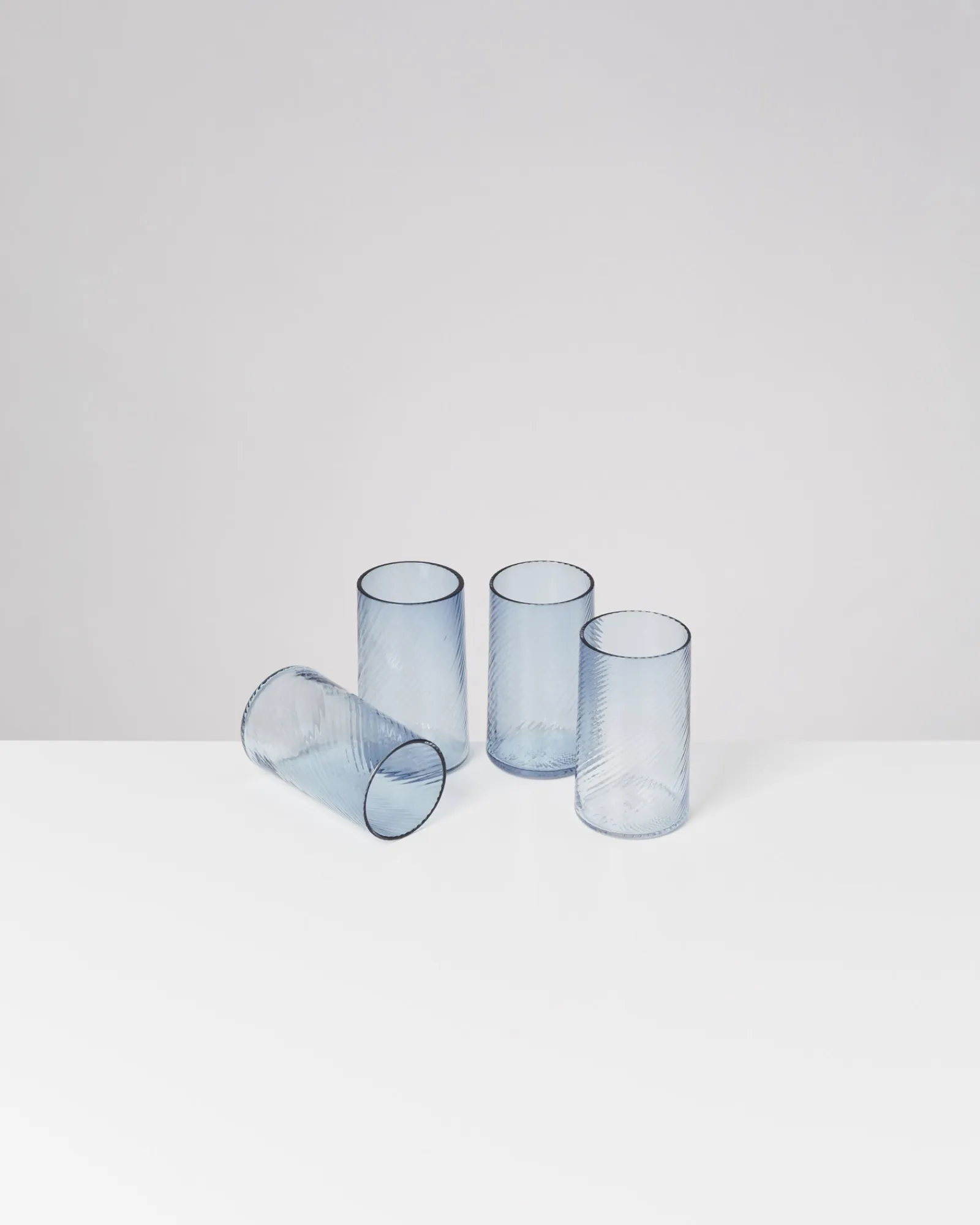 Motel a Miio Leiria Glas klein riffled 4er-Set* Große Gläser