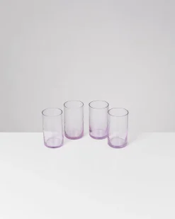 Motel a Miio Leiria Glas klein riffled 4er-Set* Große Gläser