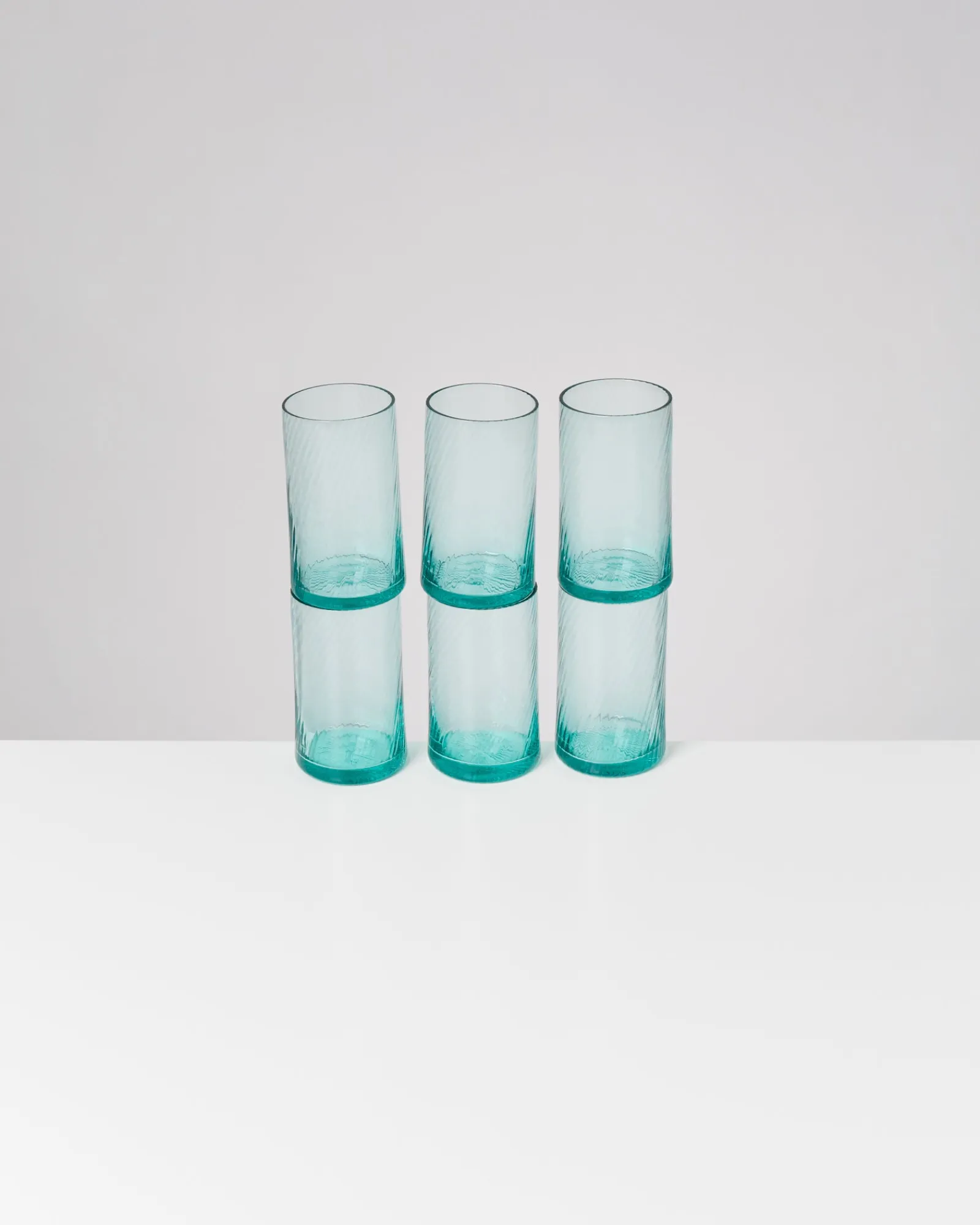 Motel a Miio Leiria Glas klein riffled 6er-Set* Große Gläser
