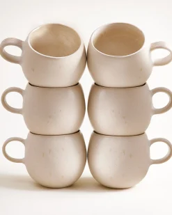 Motel a Miio Lorosa Tasse groß sand 6er-Set* Tassen-Sets|Tassen & Becher Sets %