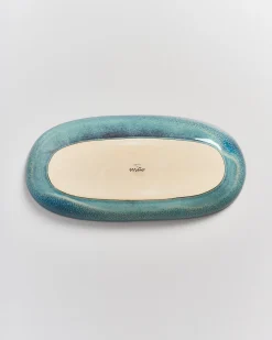 Motel a Miio Madeira Servierplatte L grünblau* Servierplatten