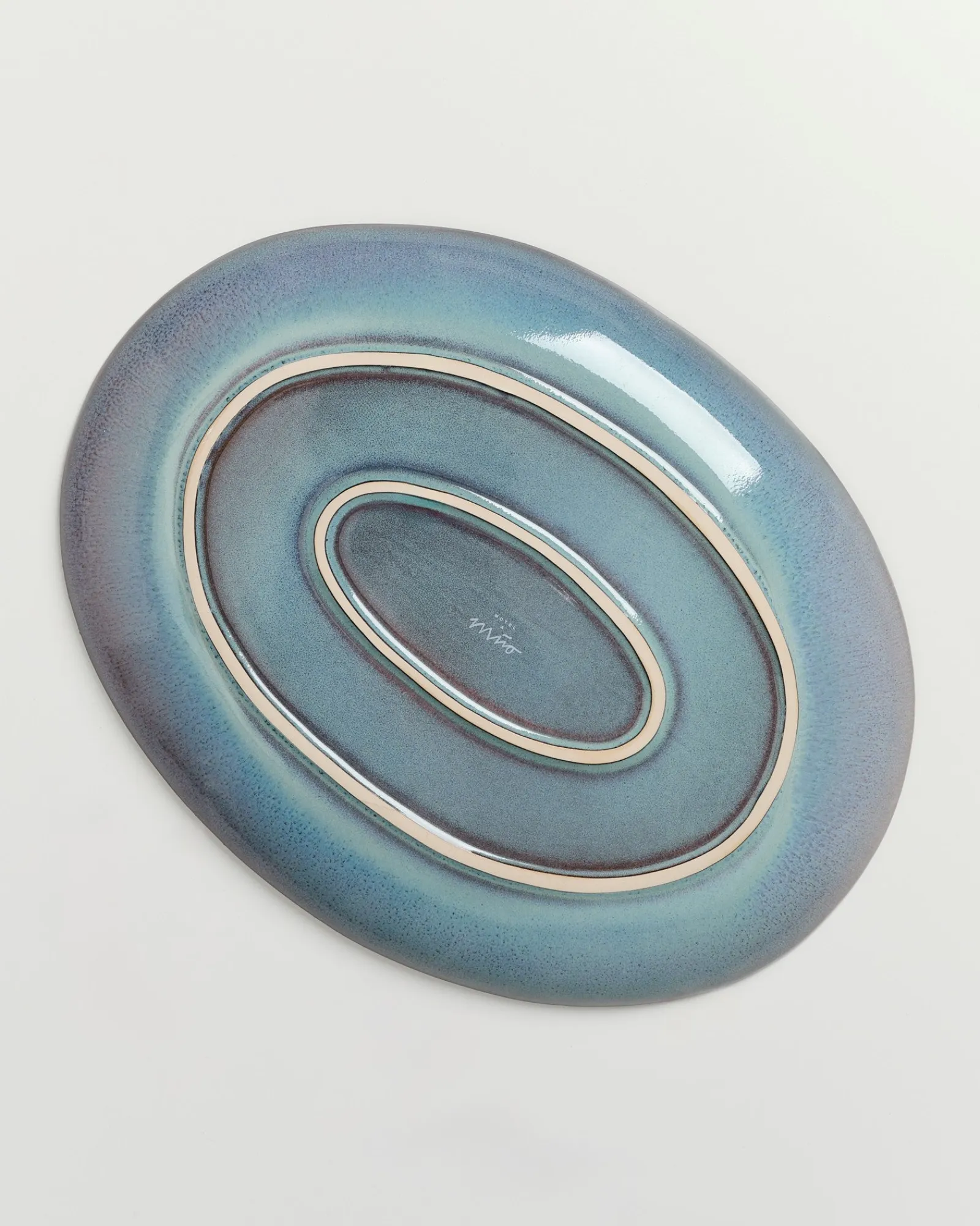 Motel a Miio Madeira Servierplatte L oval grünblau* Servierplatten