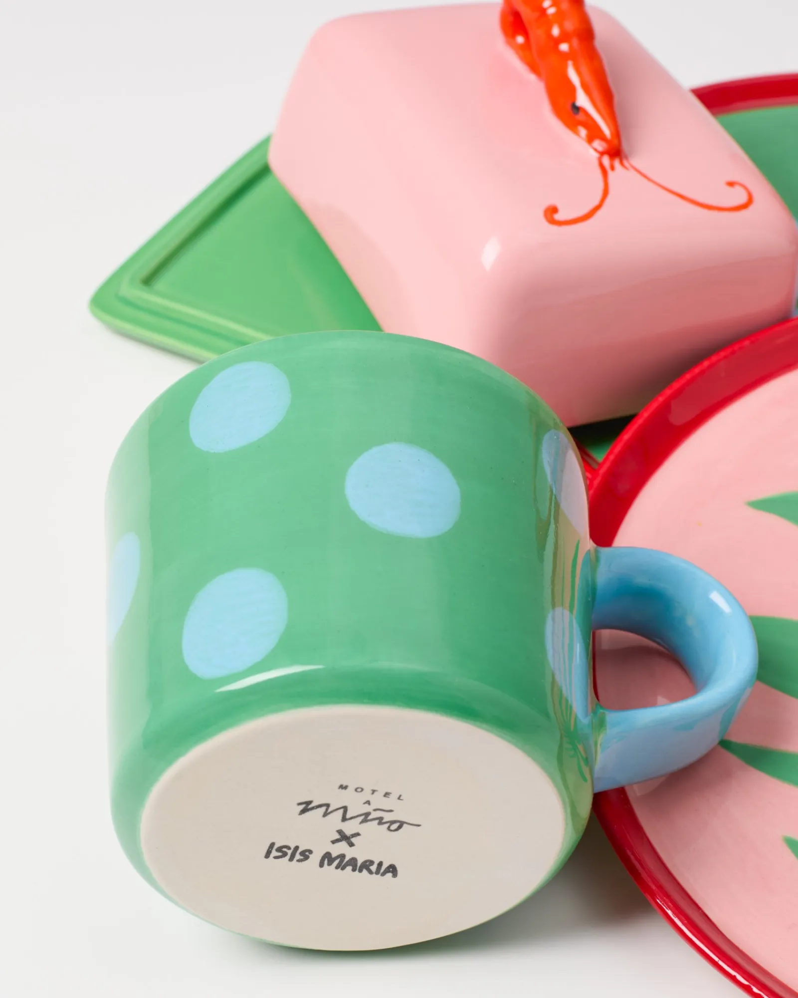 Motel a Miio MaM x Isis Maria Geschirr-Set Palm Dot 5-teilig* Mix & Match Sets %