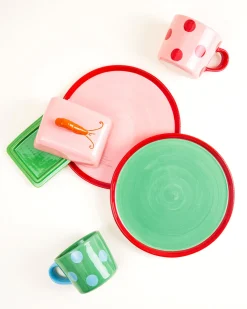 Motel a Miio MaM x Isis Maria Geschirr-Set Shrimp Dot 5-teilig* Mix & Match Sets %