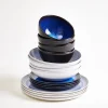 Motel a Miio Melides Geschirr-Set deepseablue stoneblue 16-teilig* Mix & Match Sets %|Geschirrset Für 4 Personen