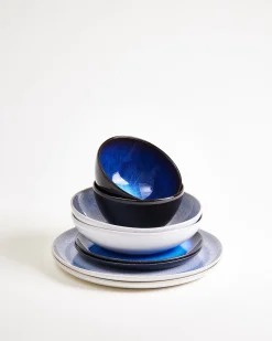 Motel a Miio Melides Geschirr-Set deepseablue stoneblue 8-teilig* Mix & Match Sets %|Geschirrset Für 2 Personen