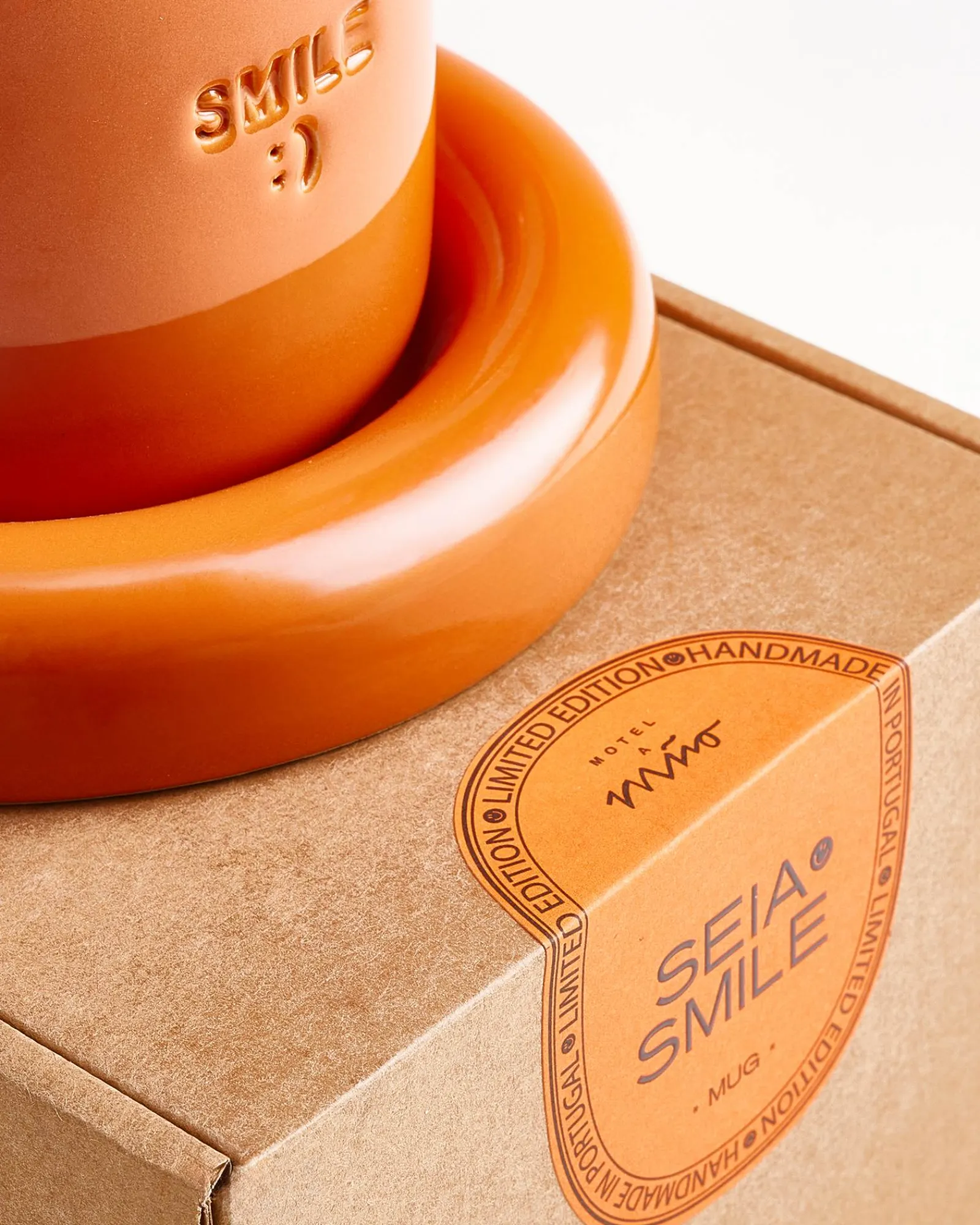 Motel a Miio Seia Geschenk-Set Love Smile rosa orange 3-teilig* Tassen-Sets