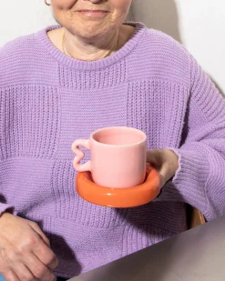 Motel a Miio Seia Tasse & Untertasse Herz* Kleine Tassen|Cappuccinotassen
