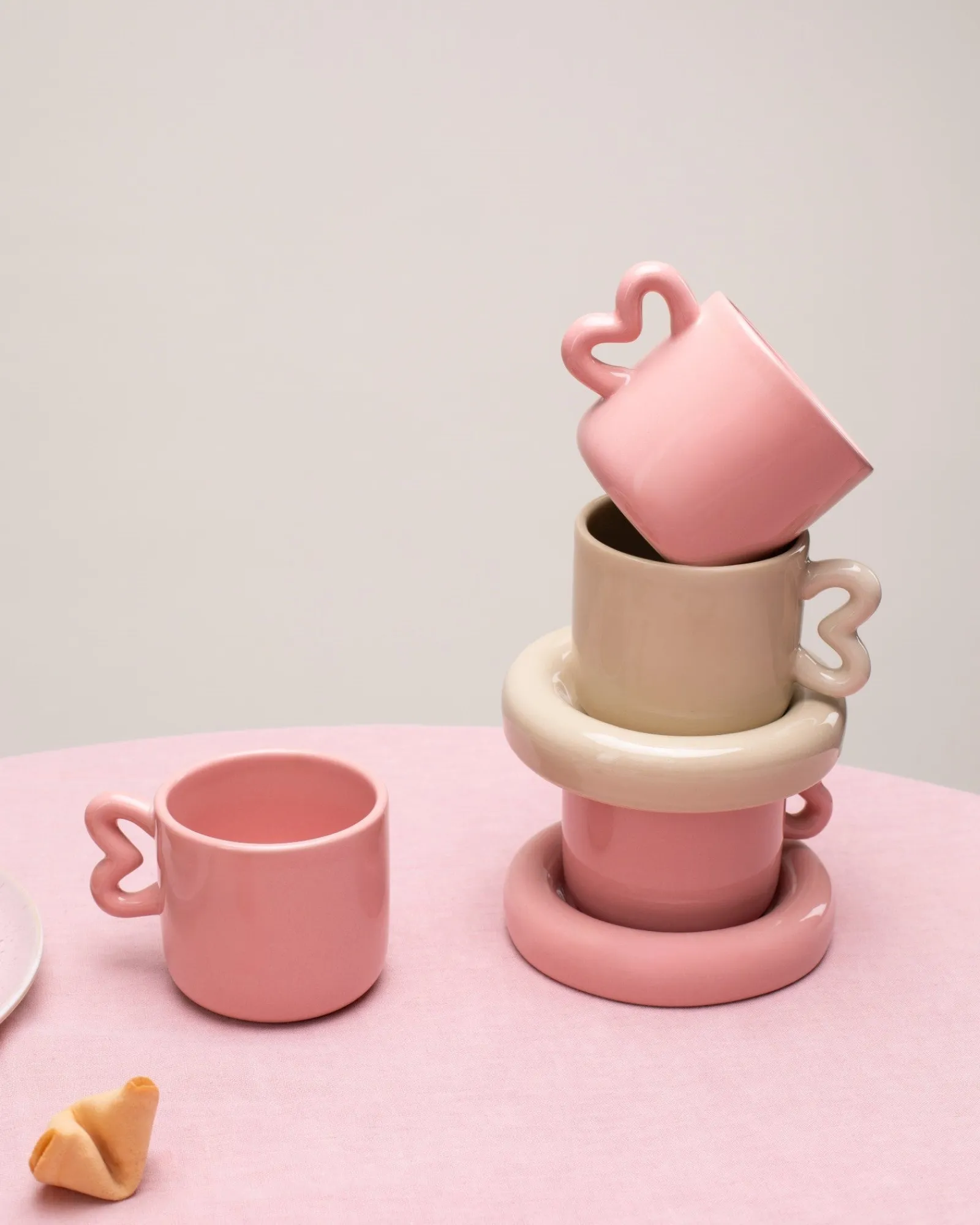 Motel a Miio Seia Tasse & Untertasse Herz* Kleine Tassen|Cappuccinotassen