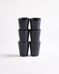Motel a Miio Turmalina Espressobecher schwarz 6er-Set* Becher-Sets|Espressobecher