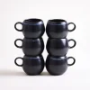 Motel a Miio Turmalina Espressotasse schwarz 6er-Set* Tassen-Sets