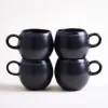 Motel a Miio Turmalina Tasse klein schwarz 4er-Set* Tassen-Sets|Tassen & Becher Sets %
